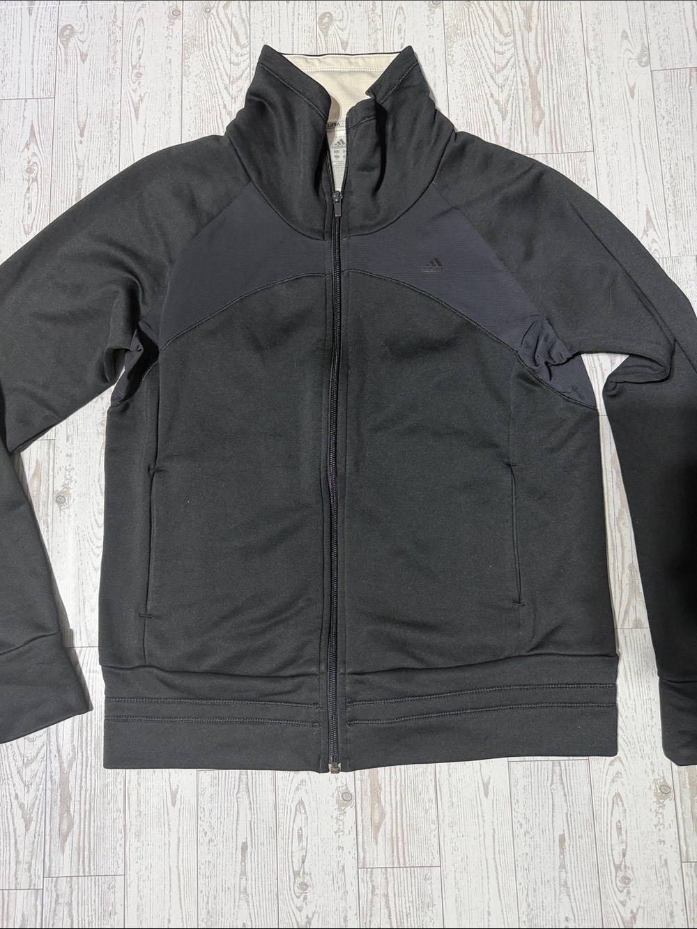 adidas Black Full-Zip Track Jacket